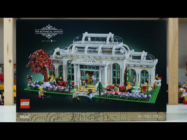 LEGO Ideas 21353 The Botanical Garden - LEGO Speed Build Review