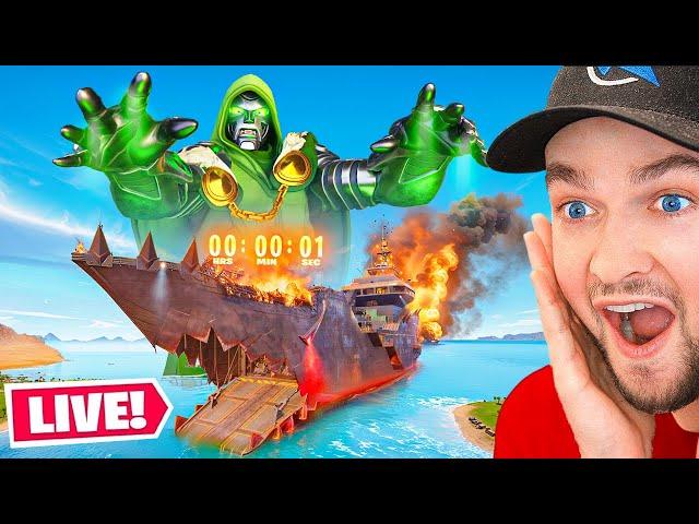 NEW Fortnite *LIVE* EVENT - DR DOOM ATTACKS! (Season 4 Marvel)