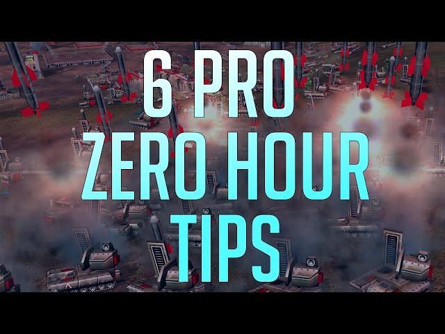 6x Pro Generals Zero Hour Tips