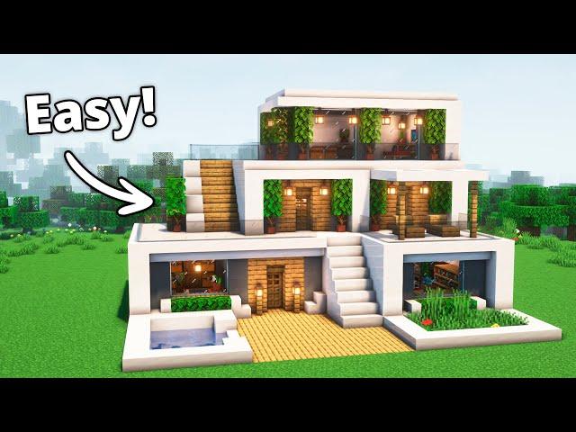 Minecraft: Ultimate Modern House Tutorial