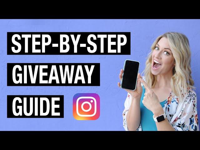 HOW TO RUN A SUCCESSFUL GIVEAWAY ON INSTAGRAM (Step-by-step Guide for VIRAL Giveaways) 