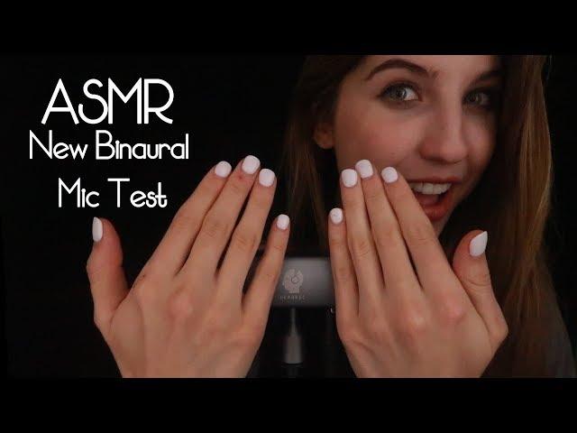 ASMR NEW BINAURAL MIC TEST 