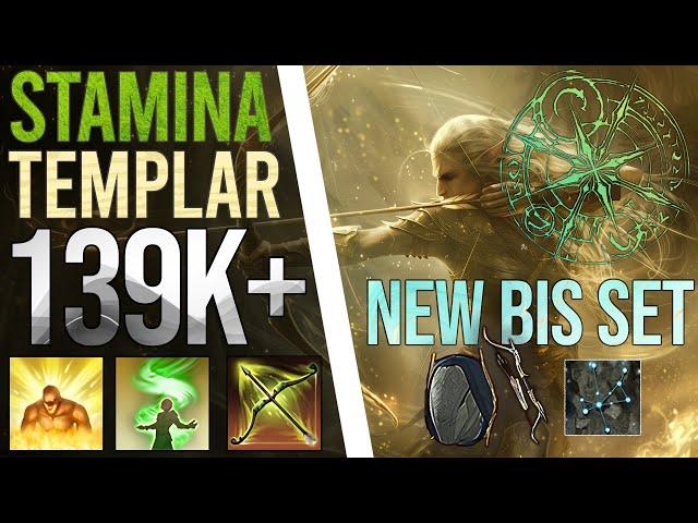 Stamina Templar 139k+ PvE DPS Build「U42 Gold Road」