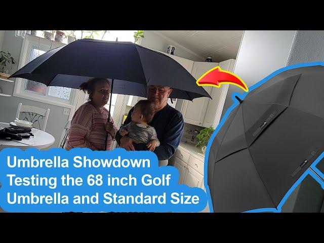 Is 68 Inch ZOMAKE Golf Umbrella Big Enough? Reviewing Windproof Umbrellas on Amazon