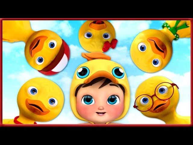 𝑵𝑬𝑾 Five Little Ducks | Banana Cartoon Preschool