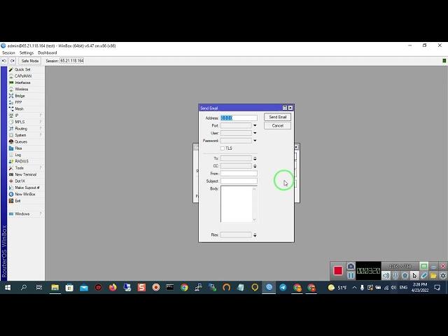 How to Set and send Email on MikroTik RouterOS?(MH)