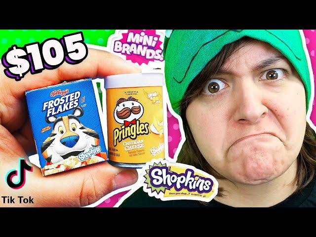 TOO BIG! Unboxing TikTok's NEW Favorite Mystery Box Shopkins Real Littles