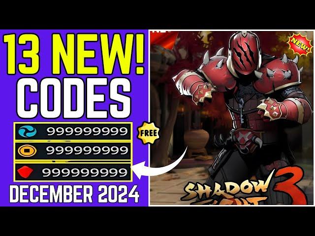 WORKING SHADOW FIGHT 3 PROMO CODES DECEMBER 2024 - SHADOW FIGHT 3 CODES 2024