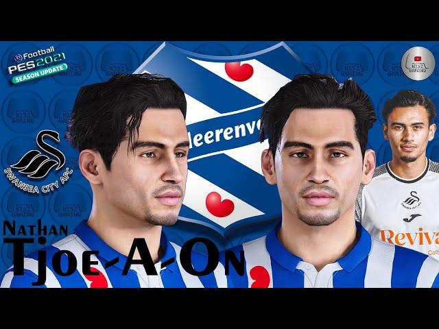 Nathan Tjoe-A-On Face PES 2021 FC Heerenveen on loan from Swansea City | PES 2020 | NISZ Gaming