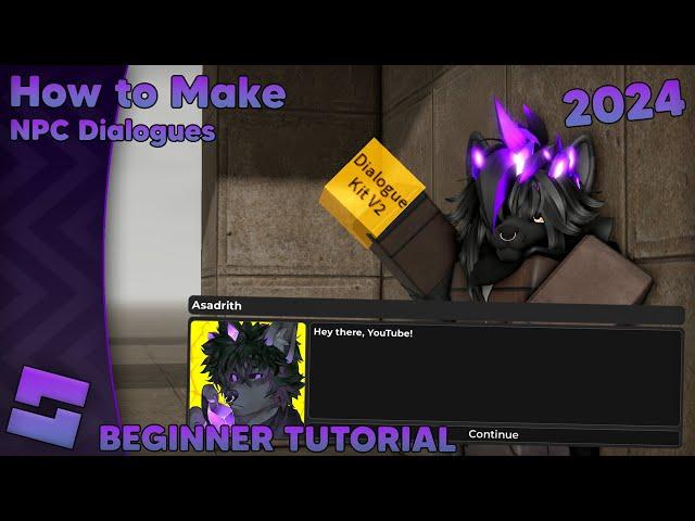 How to make NPC Dialogues in Roblox Studio // 2024 Setup Tutorial // Beginner/Advanced