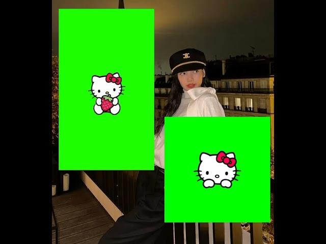 hello kitty yeşil ekran #green  #keşfet #keşfetduası #keşfetol