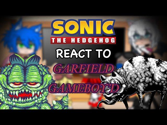 Sonic Characters React To Garfield GameBoy’d // GCRV // GOREFIELD