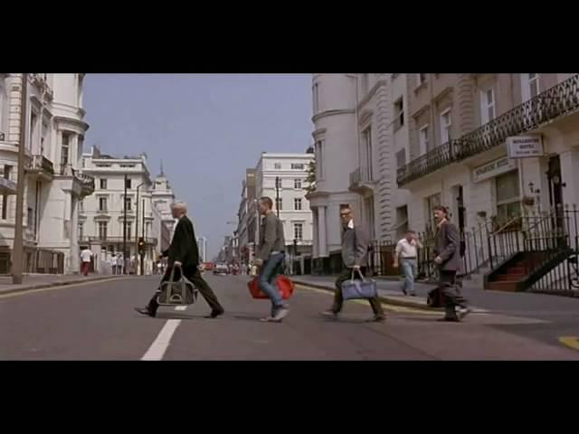 Abbey Road scene from Trainspotting 1996