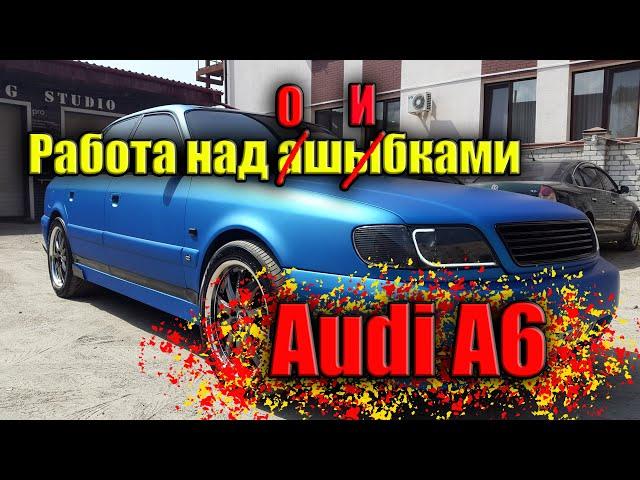 Перетяжка дверных карт Audi A6C4