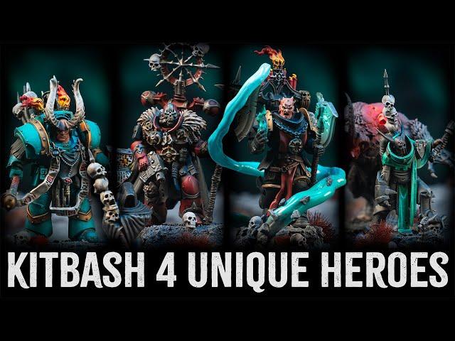 How to KITBASH Unique Chaos Space Marine Characters