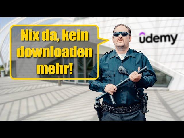 Udemy macht "dicht" - DRM eingeführt, Kurse nicht mehr als MP4 herunterladbar | Aufschnur