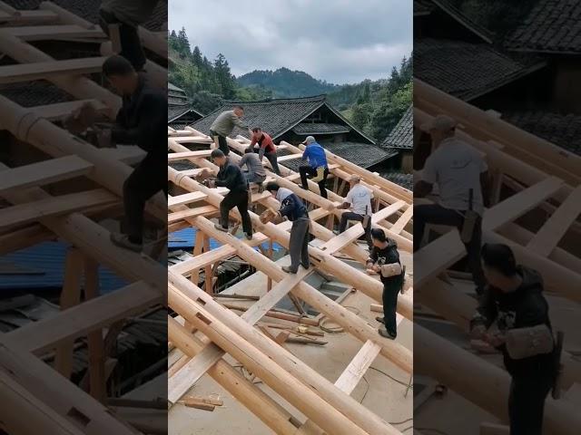 Constructing a Traditional Wooden Structure