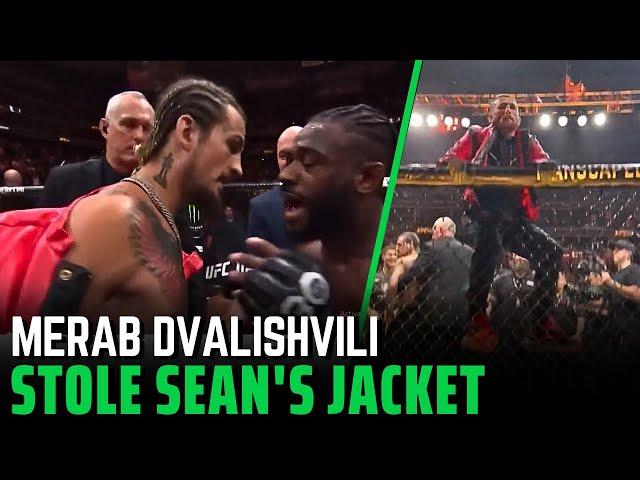 Merab Dvalishvili stole Sean O'malley's  jacket 