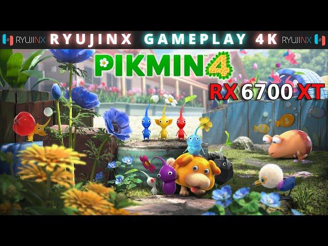 Pikmin 4 PC 4K Gameplay Test with Settings | Ryujinx Nintendo Switch Emulator | RX 6700 XT + 5600X