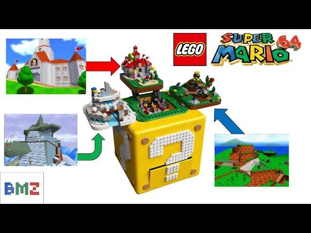 Super Mario 64 Question Mark Block – LEGO vs. Game Worlds Comparison! (71395)