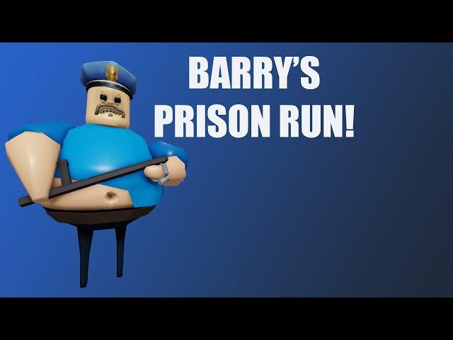 Barry's Prison Run Obby! - Escaping Prison Is Hard!