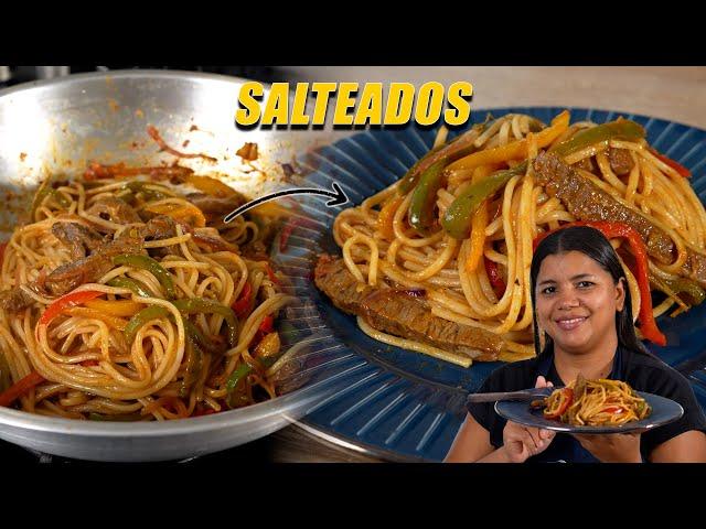 How to cook sautéed spaghetti with meat / Recipes for every occasion