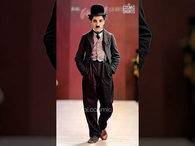 Legends Reimagined: Iconic Figures Brought Back to the Runway with AI #charliechaplin #marilynmonroe
