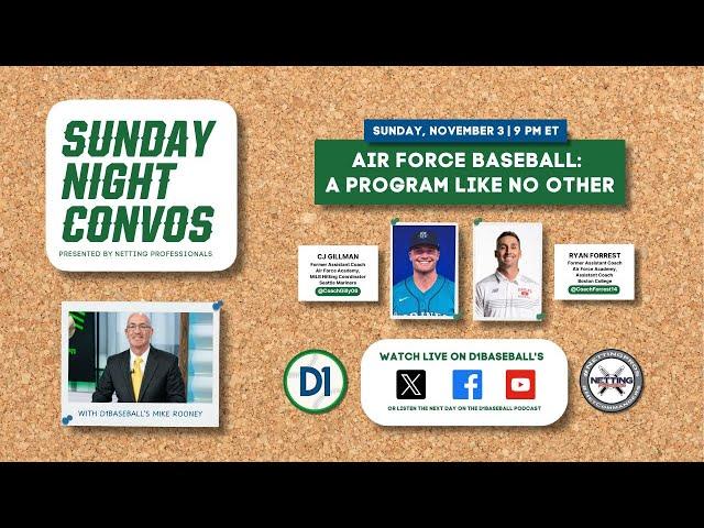 Sunday Night Convos - Air Force Baseball: A Program Like No Other