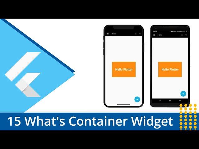 Flutter Tutorial - 15 Container Widget