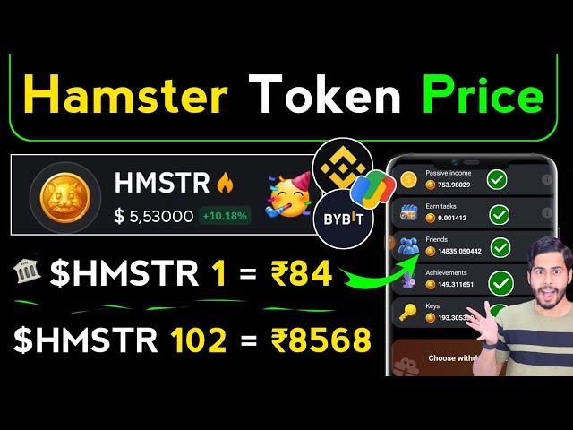 Hamster kombat price predictions, hamster token price prediction, hamster price in binance, HMSTR