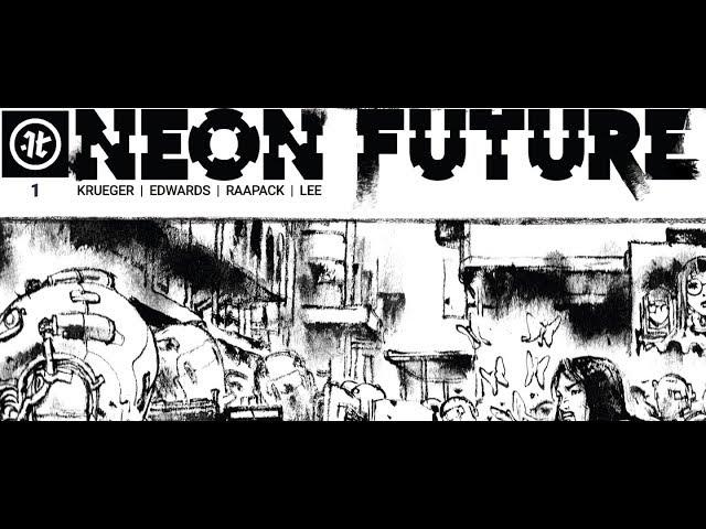 Steve Aoki's new comic book series 'Neon Future' is a techno-surrealist dystopia
