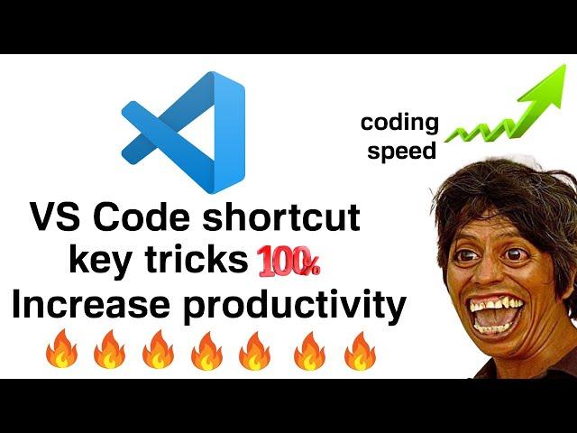 VS Code Shortcut key Pro Tips | Increase your coding speed  | Mastering VS Code editor.