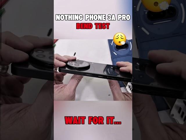 NOTHING PHONE 3A PRO Bend Test – SHOCKING RESULTS!  SNAPS OR SURVIVES?!#viralvideo #shorts