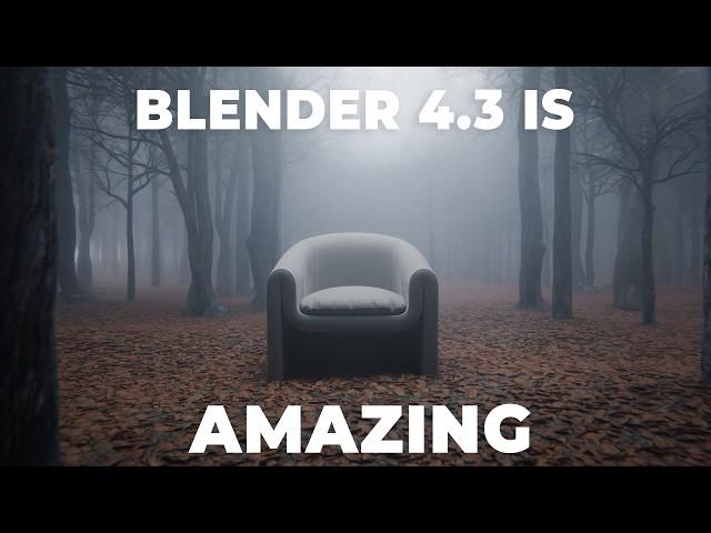 Blender 4.3 is here and it's AMAZING!