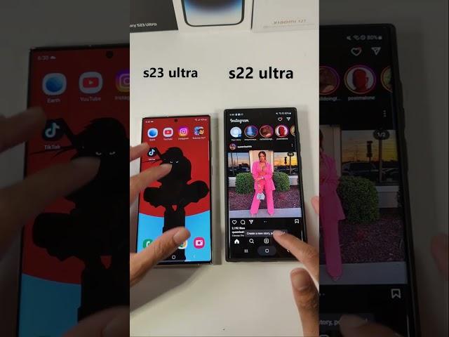 S23 Ultra VS S22 Ultra Speed Test