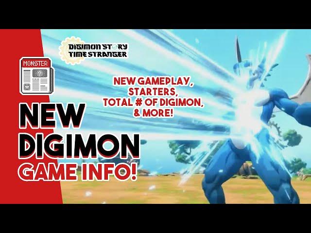 NEW DIGIMON STORY: TIME STRANGER GAMEPLAY & INFO AT DIGIMON CON! | Starters, Total Digimon & More!