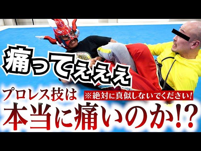 【プロレス技は本当に痛いのか？】ライガー＆スタッフによる危険で恐怖な検証企画まとめ！