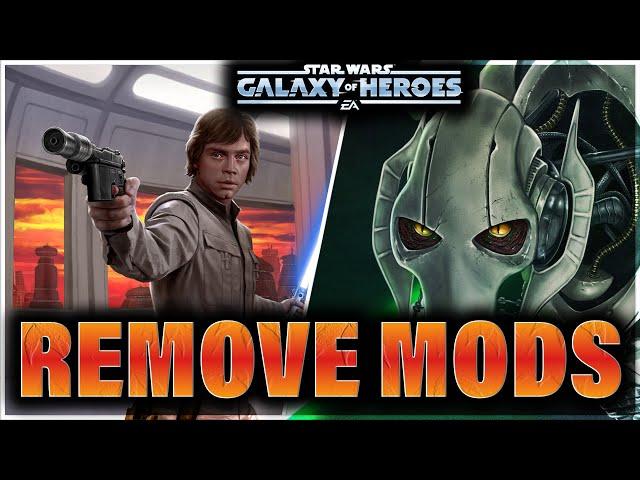 THESE SQUADS ARE NO LONGER RELEVANT, WE CAN REMOVE THEIR MODS #galaxyofheroes #swgoh