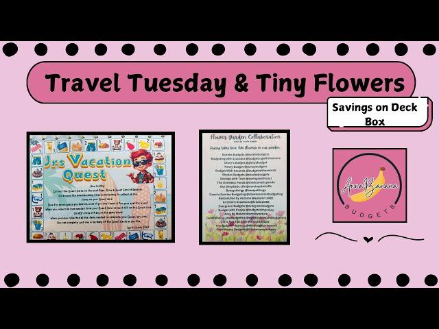 Travel Tuesday || Savings on Deck Box || Flower Garden Collab