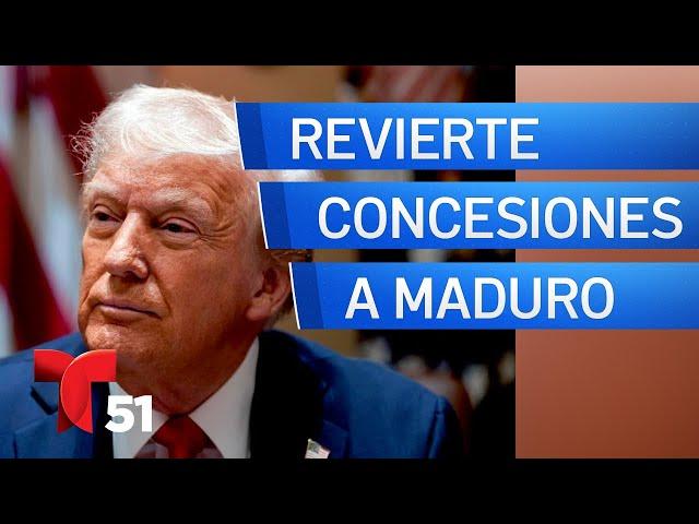 Trump pone fin a licencias para la exportación de petróleo de Venezuela