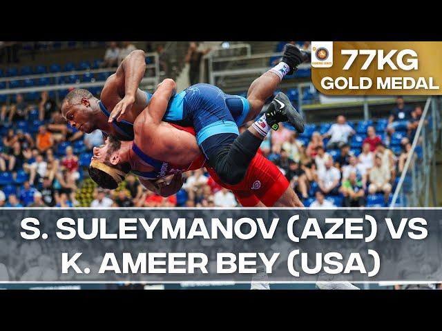 Gold Medal • GR 77Kg • Sanan SULEYMANOV (AZE) vs. Kamal Ameer BEY (USA)