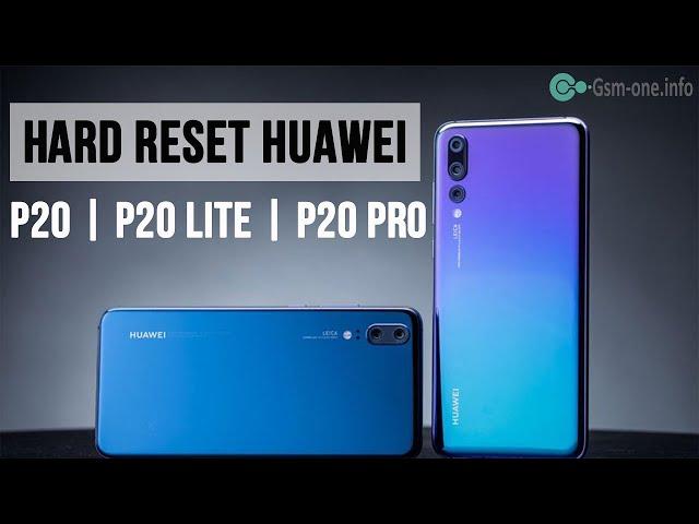 Huawei P20 Pro hard reset