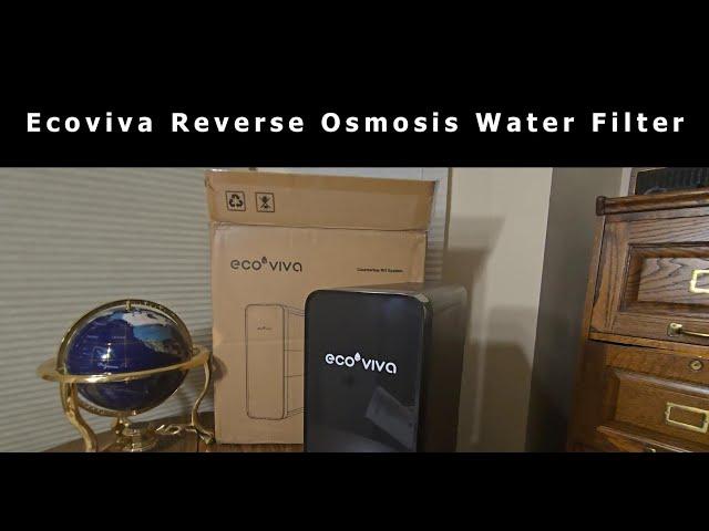 Ecoviva Reverse Osmosis Water Filter Under Sink  Unboxing Video