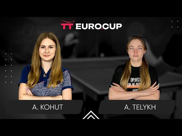 10:05 Alina Kohut - Anastasiia Telykh 21.11.2024 TT Euro.Cup Women Ukraine Star. TABLE 3