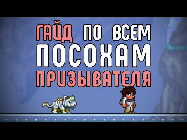 Гайд по всем посохам призывателя | Terraria 1.4