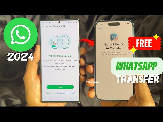 Transfer WhatsApp from Android to iPhone 2024 [Official Free Method]