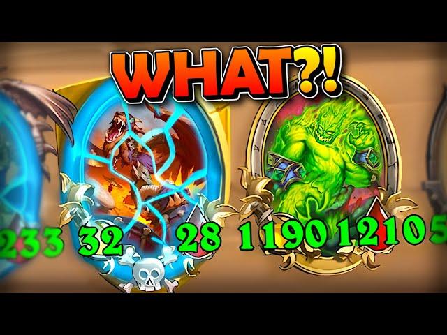 Super LUCKY Shops give us RIDICULOUS Shop Scaling! | Hearthstone Battlegrounds