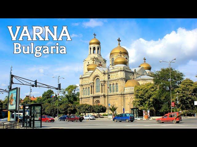  VARNA Walking Tour | Bulgaria, Black Sea | 4K HDR 60fps