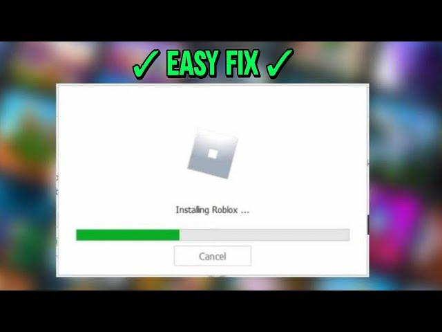 [ Easy Fix ] How to fix the roblox screen stuck when updating/installing