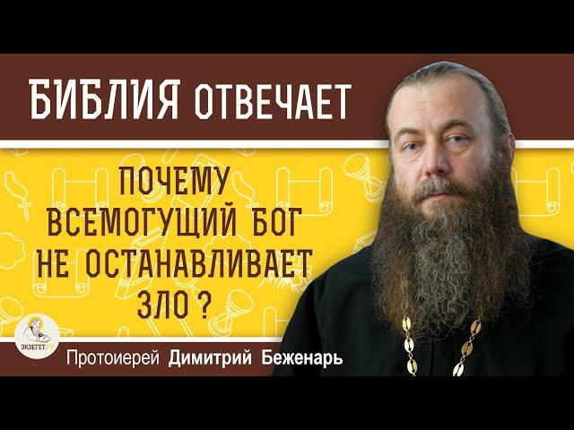 Почему Всемогущий БОГ НЕ ОСТАНАВЛИВАЕТ ЗЛО ? Протоиерей Димитрий Беженарь